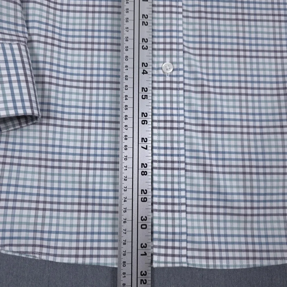 J Crew Ludlow Dress Shirt‎ Mens Large 16.5 34 Check Long Sleeve Slim Button Up